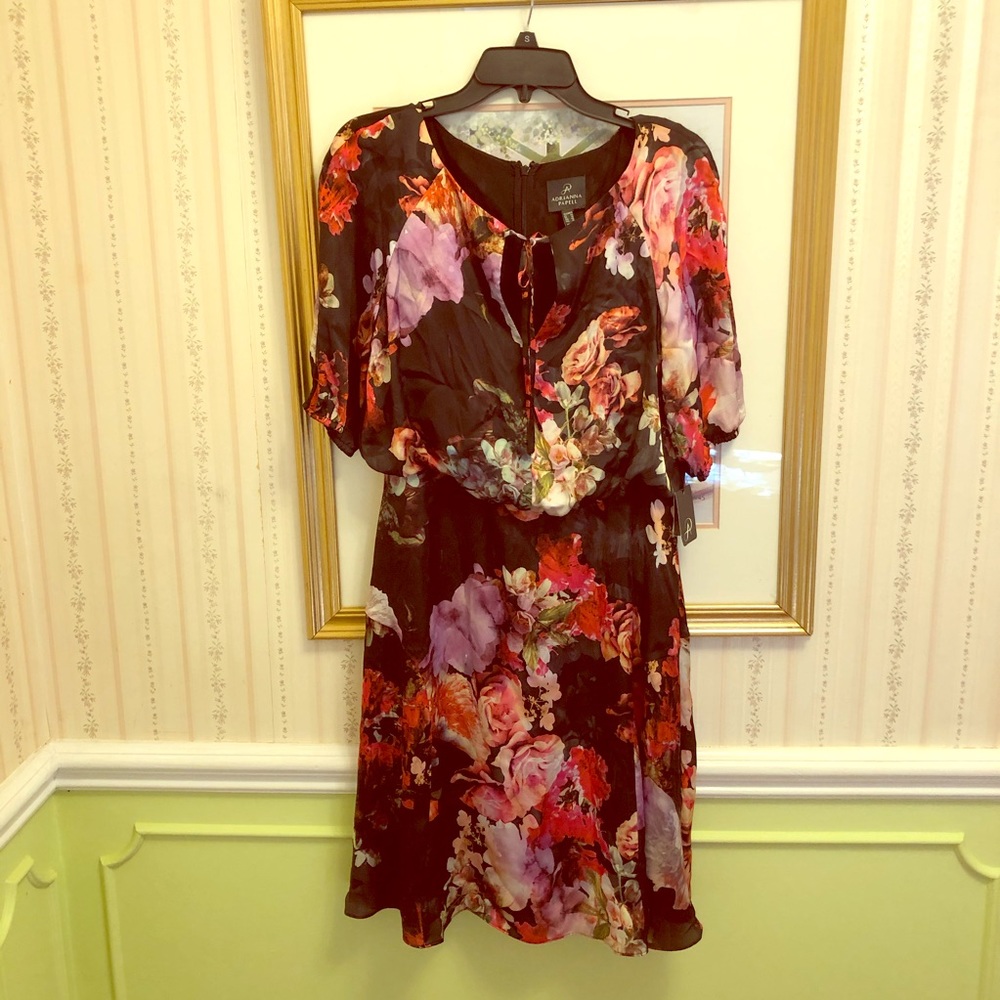 Adriana Papell Flora print dress